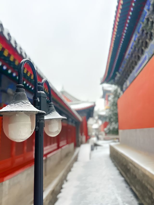 北京小眾賞雪地，不愧是京西小故宮