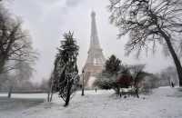 Paris Wrapped in Snow