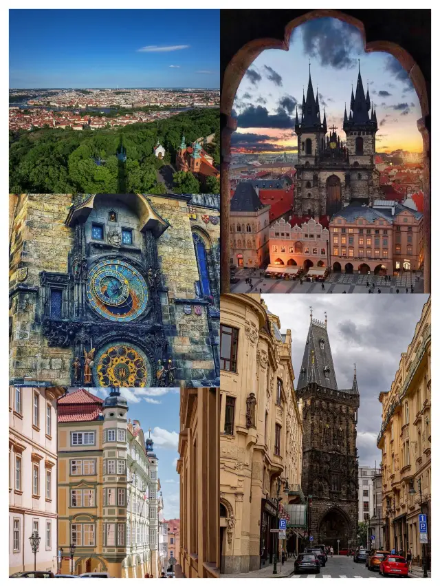 Prague, a fairy tale castle in a dream