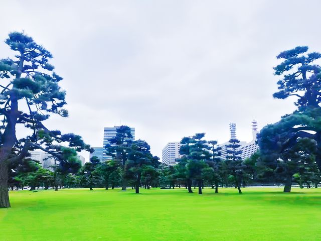 四海碧波來相會，皇宮外苑二重橋