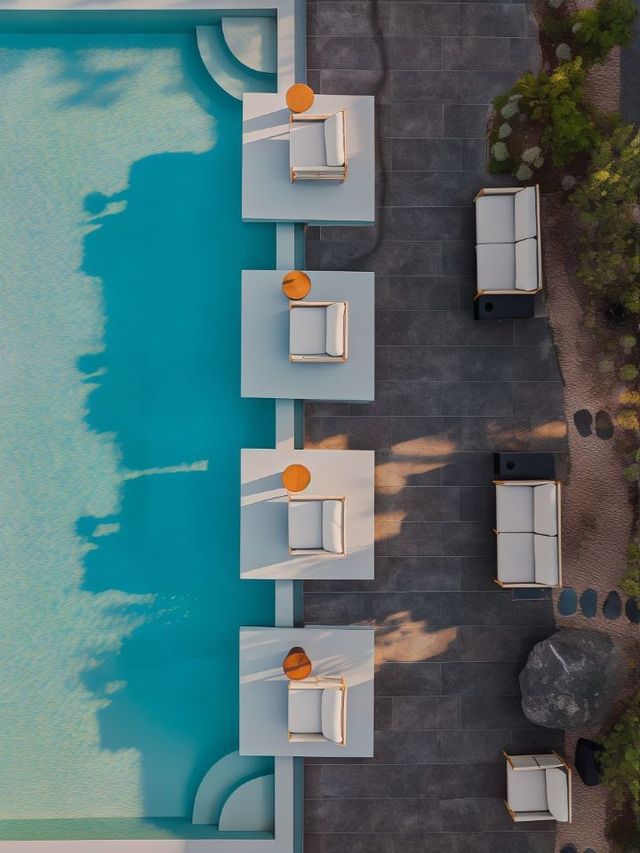 Santorini Serenity with a Luxe Twist ✨🏝️