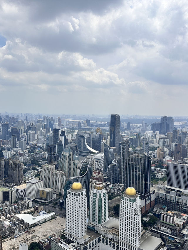 A Birds Eye view of Bangkok, a sprawling metropolis 