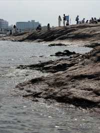 青島第二海水浴場，海邊的寶藏之地。