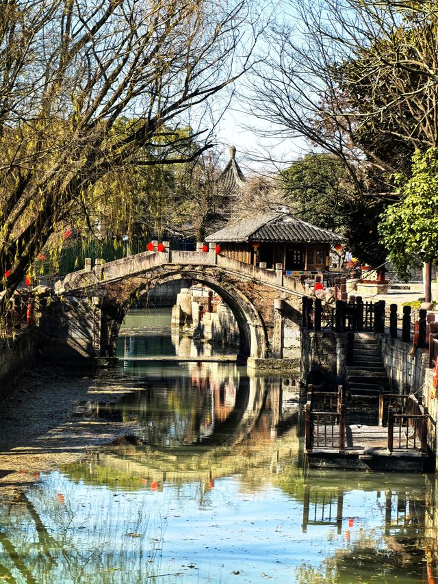 穿著古風旅行 梅花洲景區