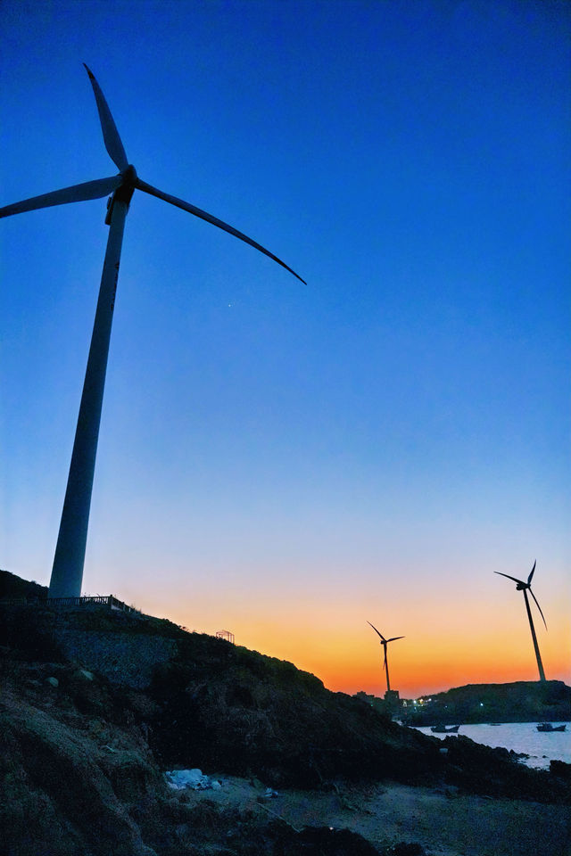 泉州追夕陽絕美聖地！風車島上嘅日落