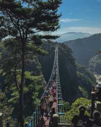 在原州市雉岳山看到了絕美的霧凇