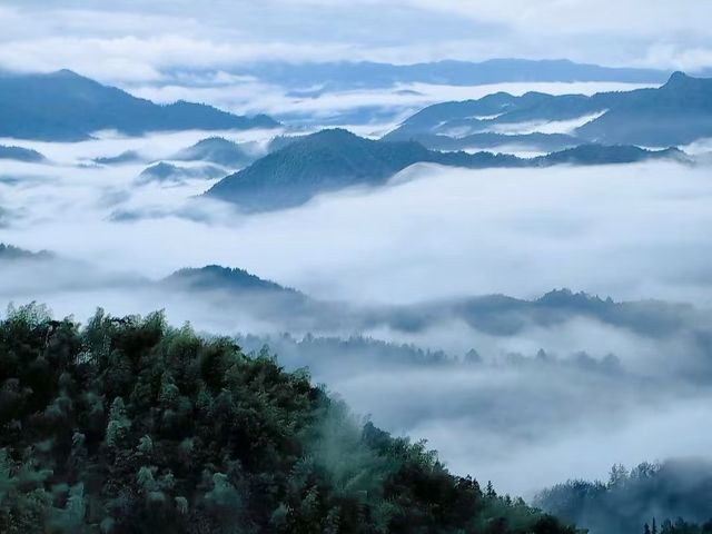 尋找徽州下一個旅行目的地，休寧金龍山