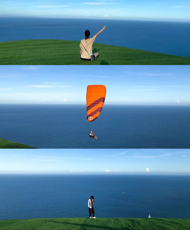 夏天一定要去玩滑翔傘