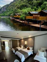 永泰·赤壁溫泉｜隱居山谷溪流裡的船屋酒店