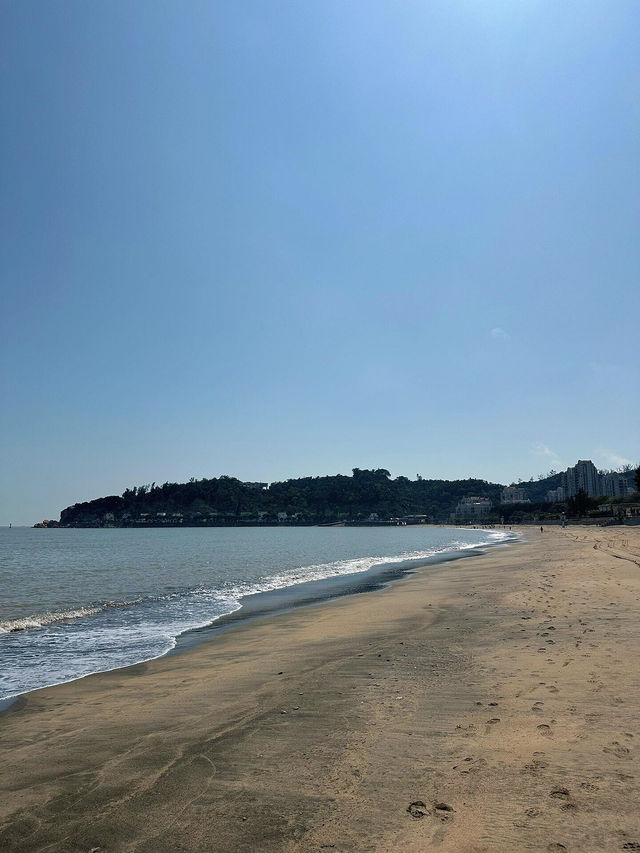 🌊澳門黑沙灘，獨特之美