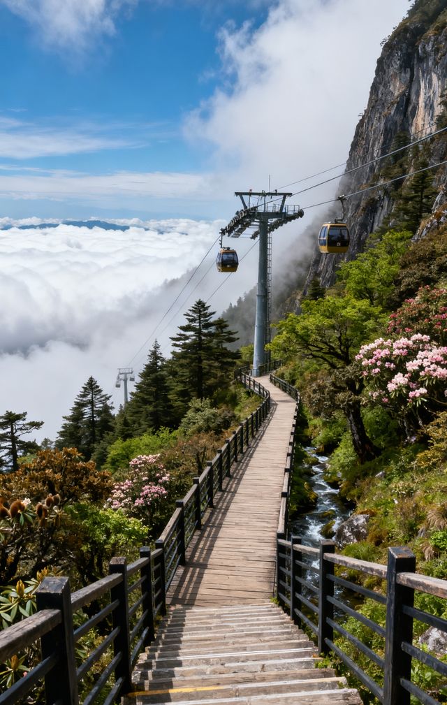 蒼山索道秘境打卡