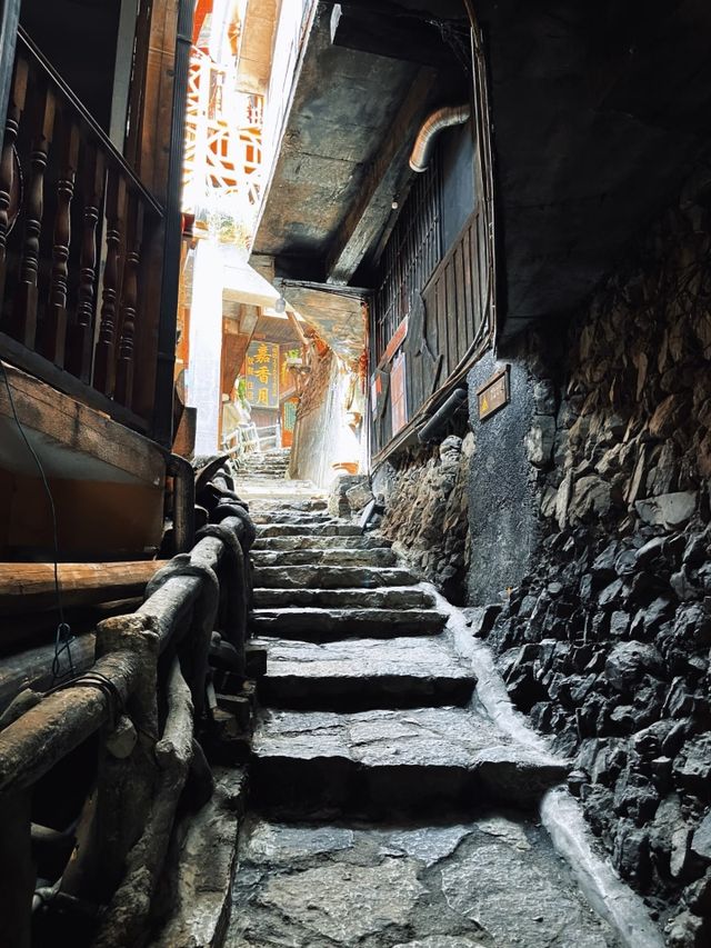 千戶苗寨找到一家特別適合拍照的民宿