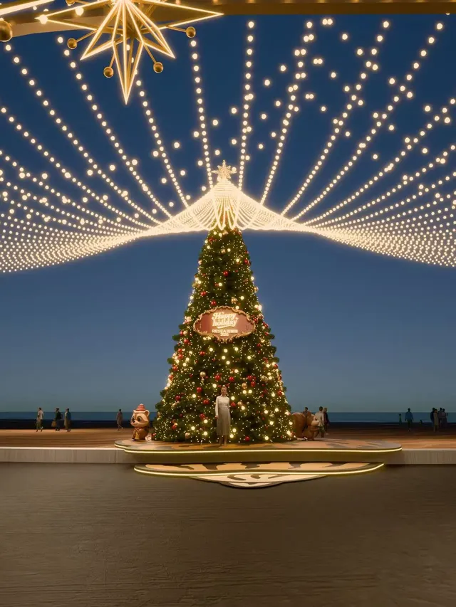 劇透!秦皇島海邊最大聖誕樹就在這兒 劇透!秦皇島海邊最大聖誕樹就在這兒