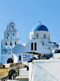 打卡希臘聖托裡尼島啦!!