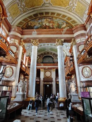 Impressive Baroque Library in Vienna