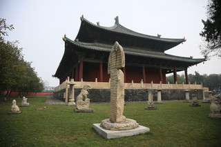 How many stories does the Yuan dynasty masterpiece at Beiyue Temple in Quyang, Hebei, hold? 