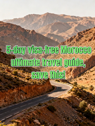 Save this ultimate 5-day visa-free Morocco guide now