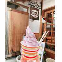 濃厚フルーツソフトクリーム　パーラー果物小町