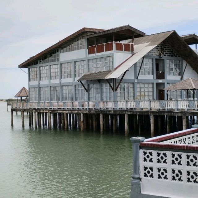 fishing resort at tanjung piai. 