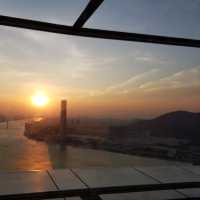 在Macau Tower高空看澳門景色