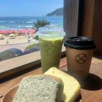 【韓國釜山】가배원커피🌊 海雲台區望住海灘嘅cafe