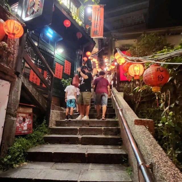 Jiufen Old Street at night 🌙