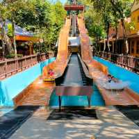 Relaxing in Sunway Lagoon Theme Park