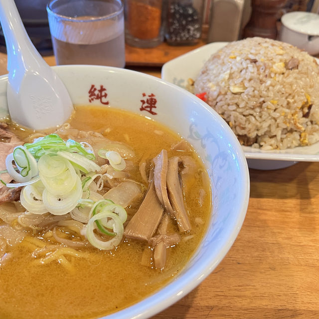 【純連 仙台店】味噌ラーメン&チャーハン