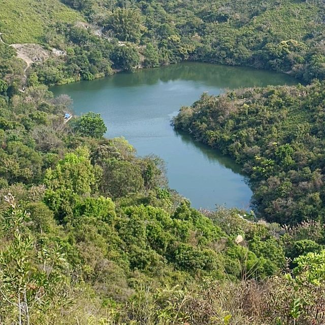 麒麟山,古洞水塘(心形水塘)