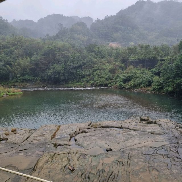 The Shifen Waterfall In Pingxi District