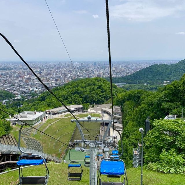 🏙️ 삿포로 시내 전경이 잘보이는 오쿠라야마 점프경기장!! ⛷ 올림픽을 추억하며!