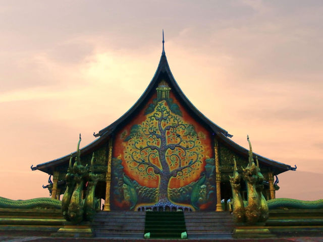 วัดสิรินธรวรารามภูพร้าว  วัดเรืองแสง  อุบลราชธานี