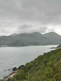 下雨天行山日