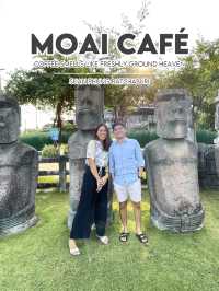 โมอายคาเฟ่ คาเฟ่รูปปั้นอารยธรรมโมอาย 🗿🗿