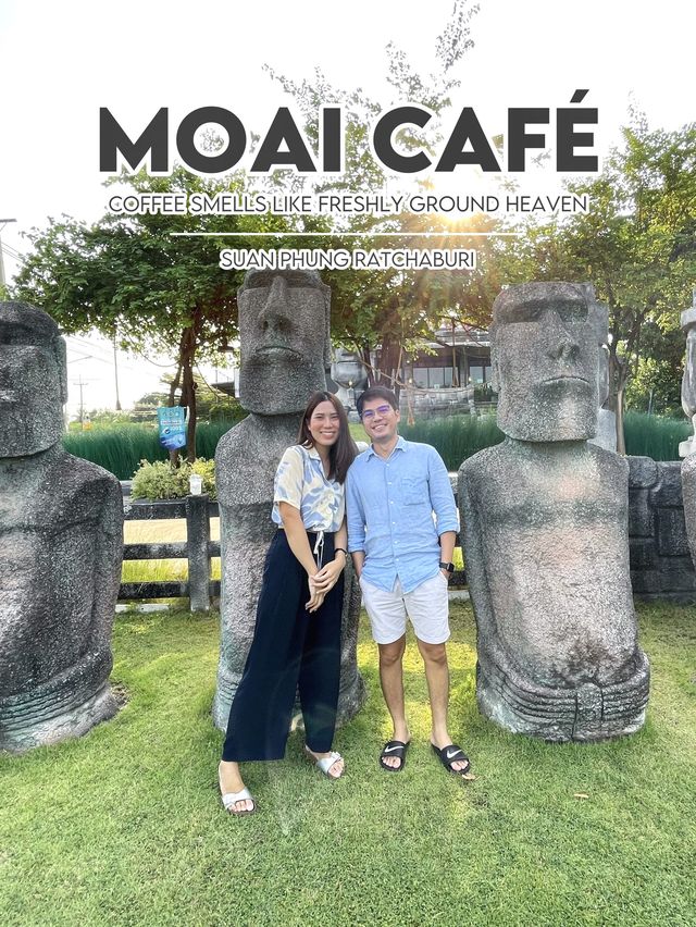 โมอายคาเฟ่ คาเฟ่รูปปั้นอารยธรรมโมอาย 🗿🗿