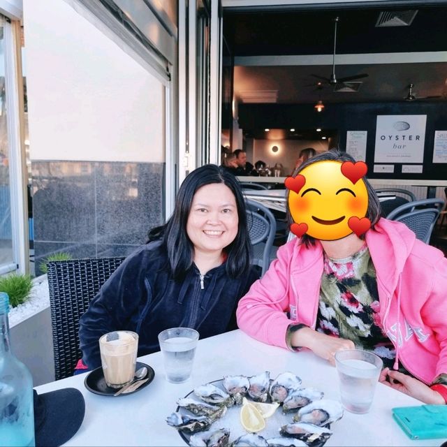 Beautiful and Fresh oyster for my afternoon tea