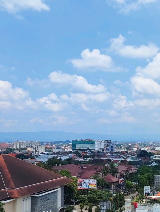 The Stunning View from Rooftop Pool 🏙️