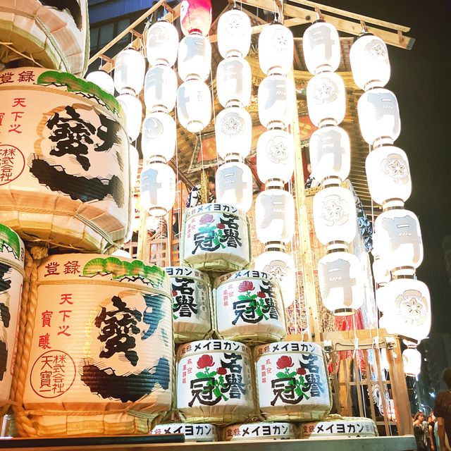 【京都】日本三大祭「祇園祭」夜の雰囲気