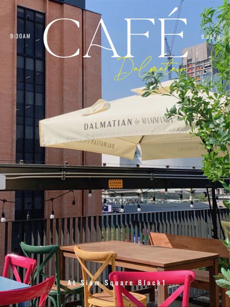 Dalmatian cafe 🖤🤍 คาเฟ่เกาหลีที่สยาม 