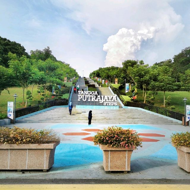 Scenic view on top of Putrajaya Steps 