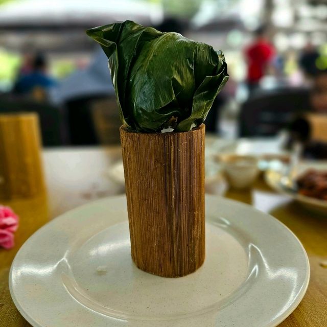 Authentic Rice In Bamboo