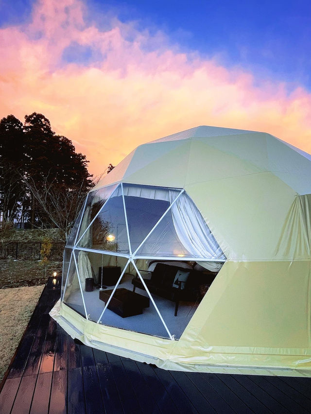 Glamping opened in Gotemba in October 2023！