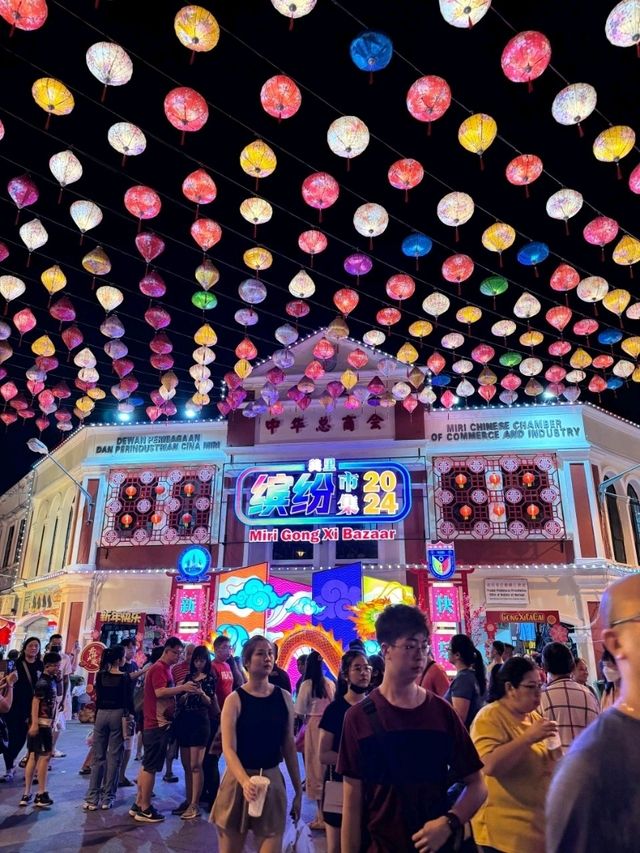 CNY Deco and Gong Xi Bazaar in Miri City 