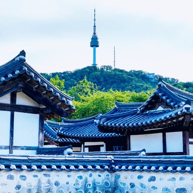 하늘에 우뚝 선 N서울타워 🏢
