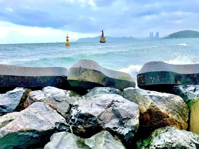 海雲台ビーチ。