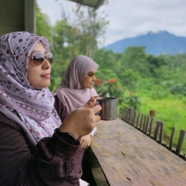Spectacular Mount Marapi 'Fire Mountain' View
