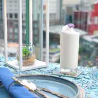 Rooftop Bar ที่มีโชว์ควงกระบองไฟในกทม