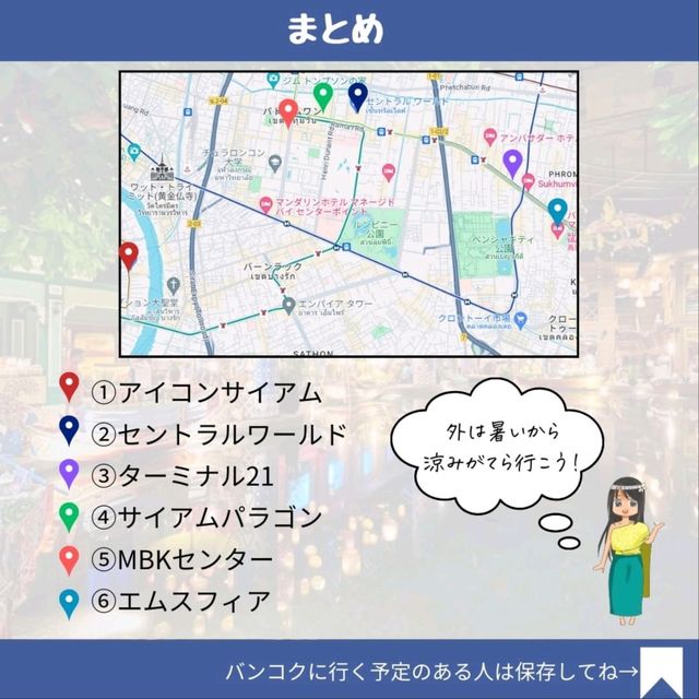 【バンコク】1度は行きたいショッピングモール