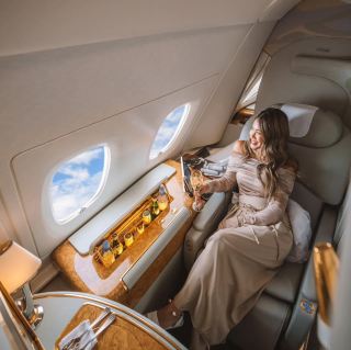 First Class Emirates A380