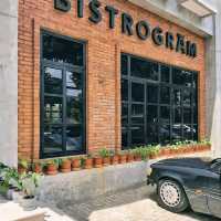 THIS BISTRO IS LOCATED IN A BUILDING CALLED THE CIKAJANG